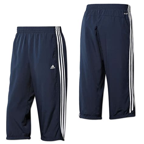 adidas 3/4 hose herren blau|3/4.